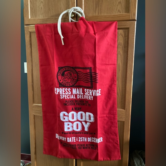 Twelve Timbers Christmas gift sack. Express Mail Service Special Del Good Boy - Picture 9 of 11